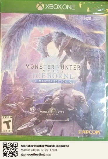 Monster Hunter World: Iceborne Xbox One, NTSC box front