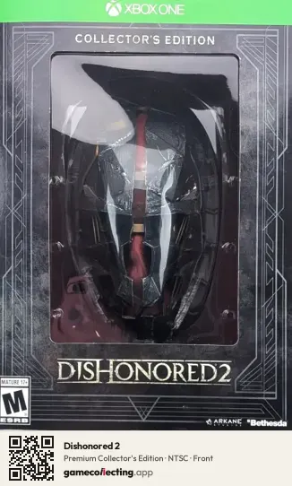 Dishonored 2 Xbox One, NTSC box front