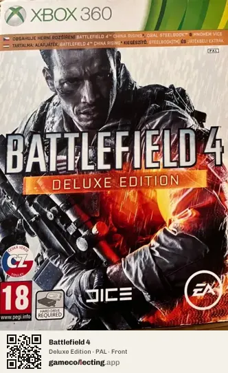 Battlefield 4 Xbox 360, PAL box front