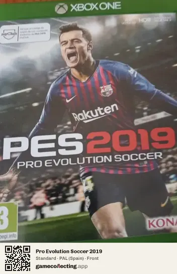 Pro Evolution Soccer 2019 Xbox One, Spain box front