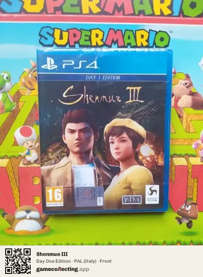 Shenmue III PlayStation 4, Italy box front