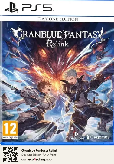 Granblue Fantasy: Relink PlayStation 5, PAL box front