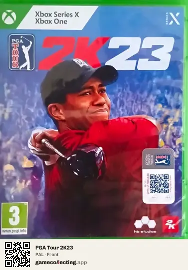 PGA Tour 2K23 Xbox Series X, PAL box front