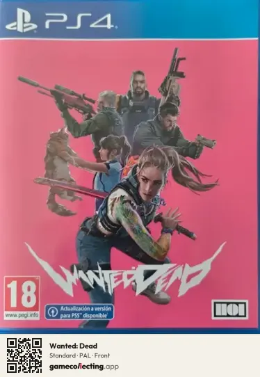 Wanted: Dead PlayStation 4, PAL box front