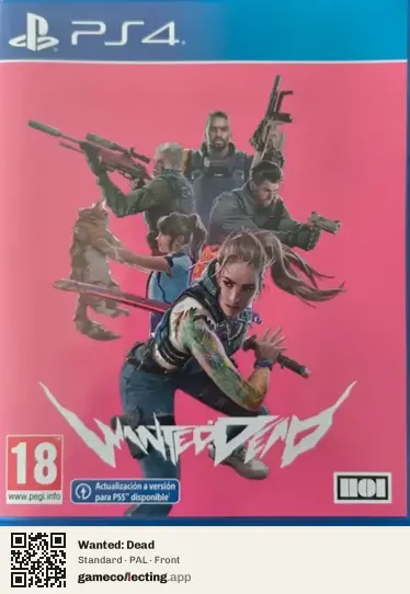 Wanted: Dead PlayStation 4, PAL box front