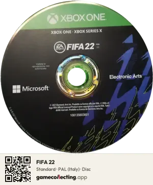 FIFA 22 Xbox One, PAL disc