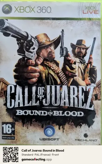 Call of Juarez: Bound in Blood Xbox 360, France box front