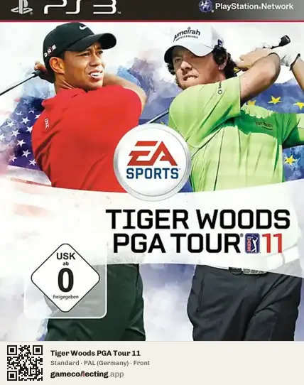 Tiger Woods PGA Tour 11 PlayStation 3, Germany box front