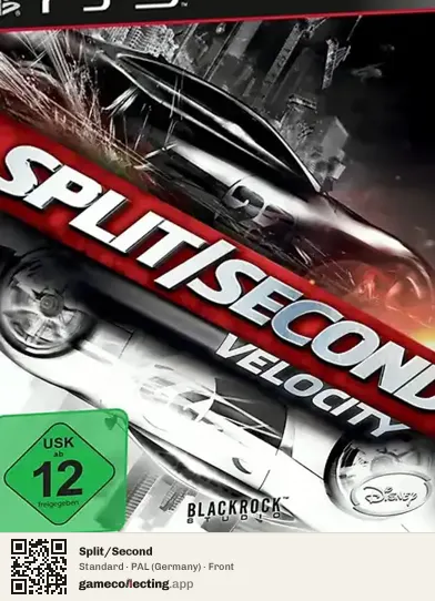 Split/Second PlayStation 3, Germany box front