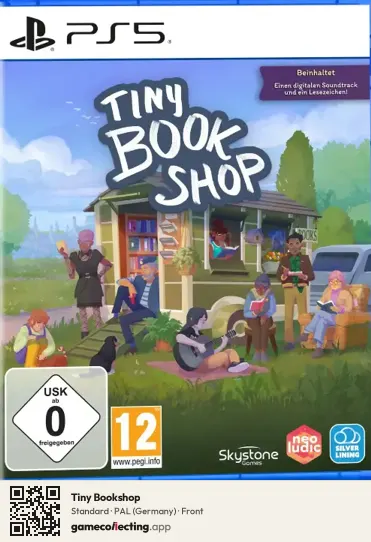 Tiny Bookshop PlayStation 5, Germany box front