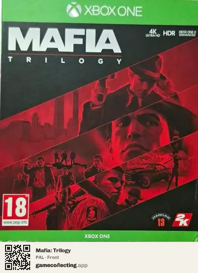 Mafia: Trilogy Xbox One, PAL box front