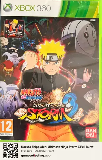 Naruto Shippuden: Ultimate Ninja Storm 3 Full Burst Xbox 360, Italy box front