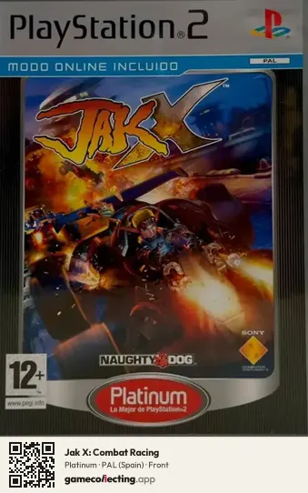 Jak X: Combat Racing PlayStation 2, Spain box front