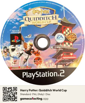 Harry Potter: Quidditch World Cup PlayStation 2, PAL disc