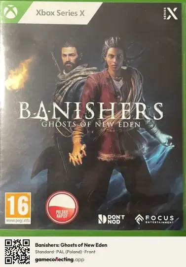 Banishers: Ghosts of New Eden Xbox Series X, Poland box front