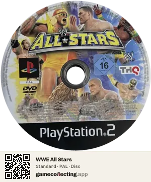 WWE All Stars PlayStation 2, PAL disc