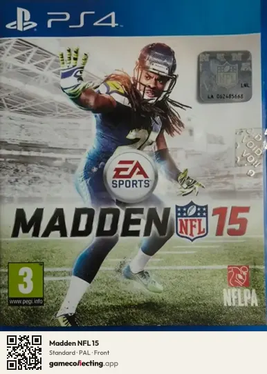 Madden NFL 15 PlayStation 4, PAL box front