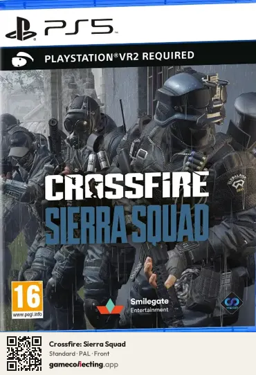 Crossfire: Sierra Squad PlayStation 5, PAL box front