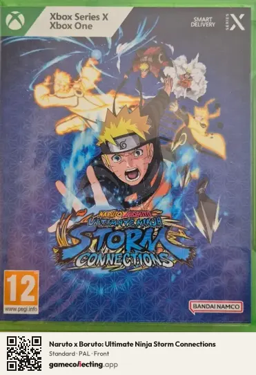 Naruto x Boruto: Ultimate Ninja Storm Connections Xbox Series X, PAL box front