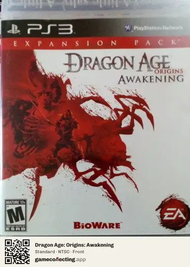 Dragon Age: Origins: Awakening PlayStation 3, NTSC box front