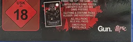 Friday the 13th: The Game, the USK square on its front