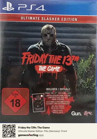 Friday the 13th: The Game PlayStation 4, Germany box front
