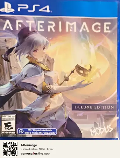 Afterimage PlayStation 4, NTSC box front
