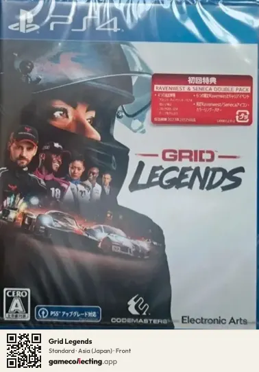 Grid Legends PlayStation 4, Japan box front
