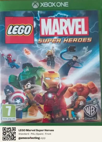 LEGO Marvel Super Heroes Xbox One, Spain box front