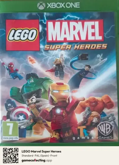 LEGO Marvel Super Heroes Xbox One, Spain box front