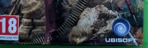 Far Cry 4, the PEGI square on its front