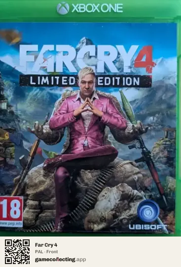Far Cry 4 Xbox One, PAL box front
