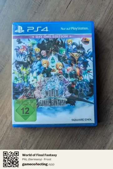 World of Final Fantasy PlayStation 4, Germany box front