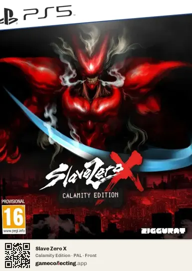 Slave Zero X PlayStation 5, PAL box front