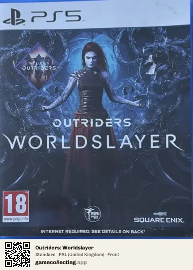 Outriders: Worldslayer PlayStation 5, United Kingdom box front