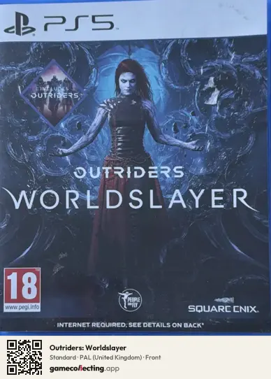 Outriders: Worldslayer PlayStation 5, United Kingdom box front