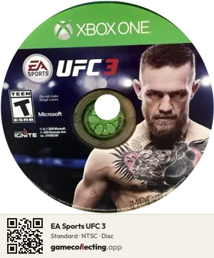 EA Sports UFC 3 Xbox One, NTSC disc