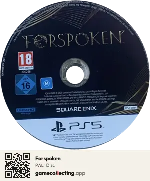 Forspoken PlayStation 5, PAL disc