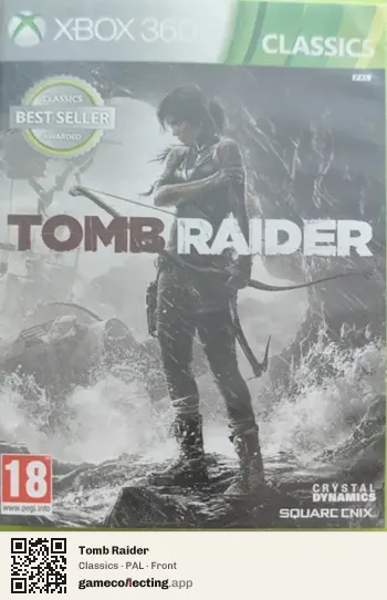 Tomb Raider Xbox 360, PAL box front