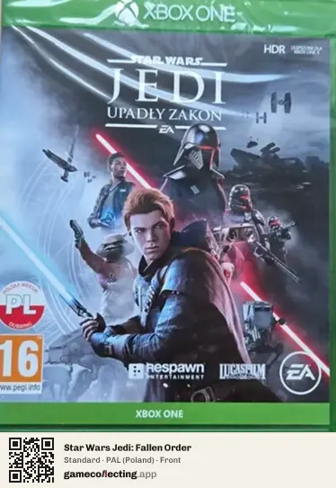 Star Wars Jedi: Fallen Order Xbox One, Poland box front