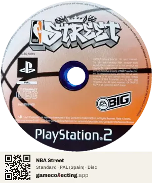 NBA Street PlayStation 2, PAL disc