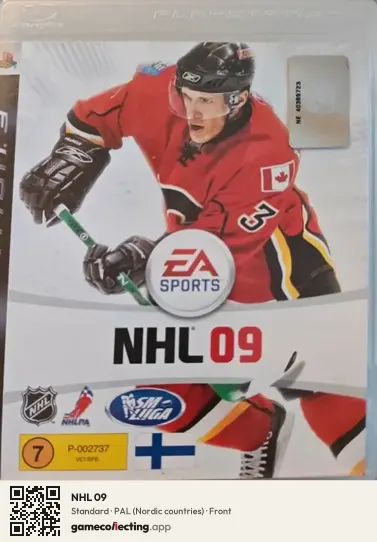 NHL 09 PlayStation 3, Nordic countries box front