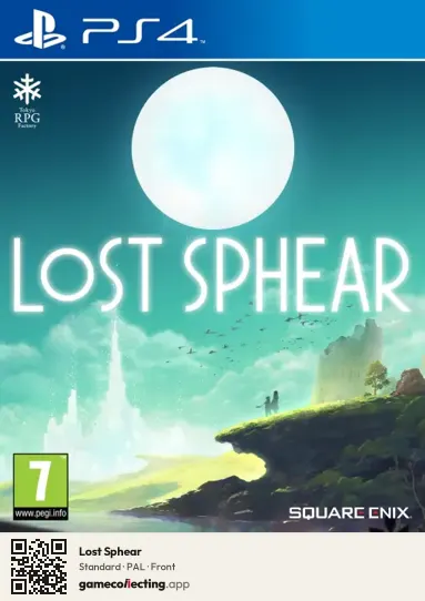 Lost Sphear PlayStation 4, PAL box front