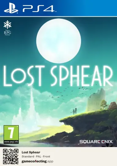 Lost Sphear PlayStation 4, PAL box front