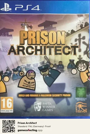Prison Architect PlayStation 4, Germany box front