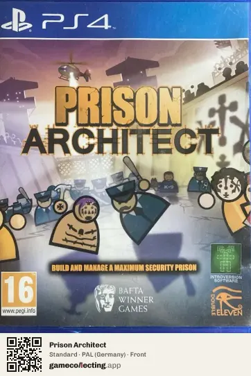 Prison Architect PlayStation 4, Germany box front