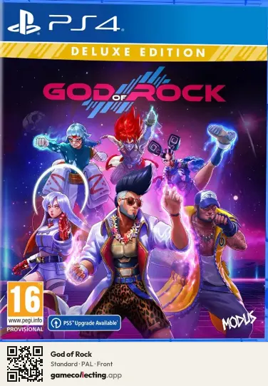 God of Rock PlayStation 4, PAL box front