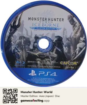 Monster Hunter: World PlayStation 4, Asia disc