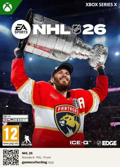 NHL 26 Xbox Series X, PAL box front
