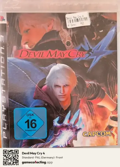 Devil May Cry 4 PlayStation 3, Germany box front
